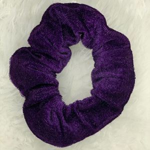 Velvet Purple Scrunchies Set of 2 scrunchies